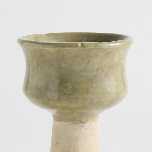 French Glaze Candle Holder