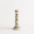 Green Floral Candle Holder