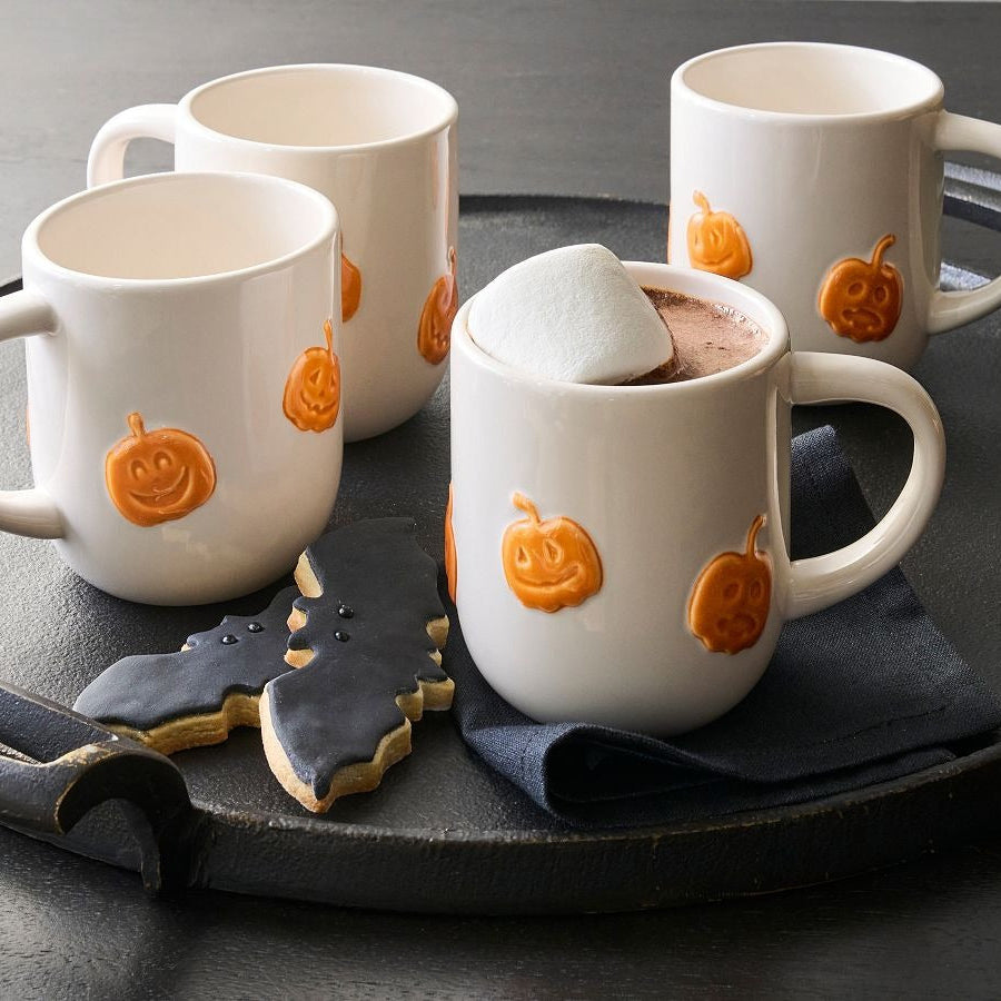 Jack O'Lantern Stoneware Icon Mugs
