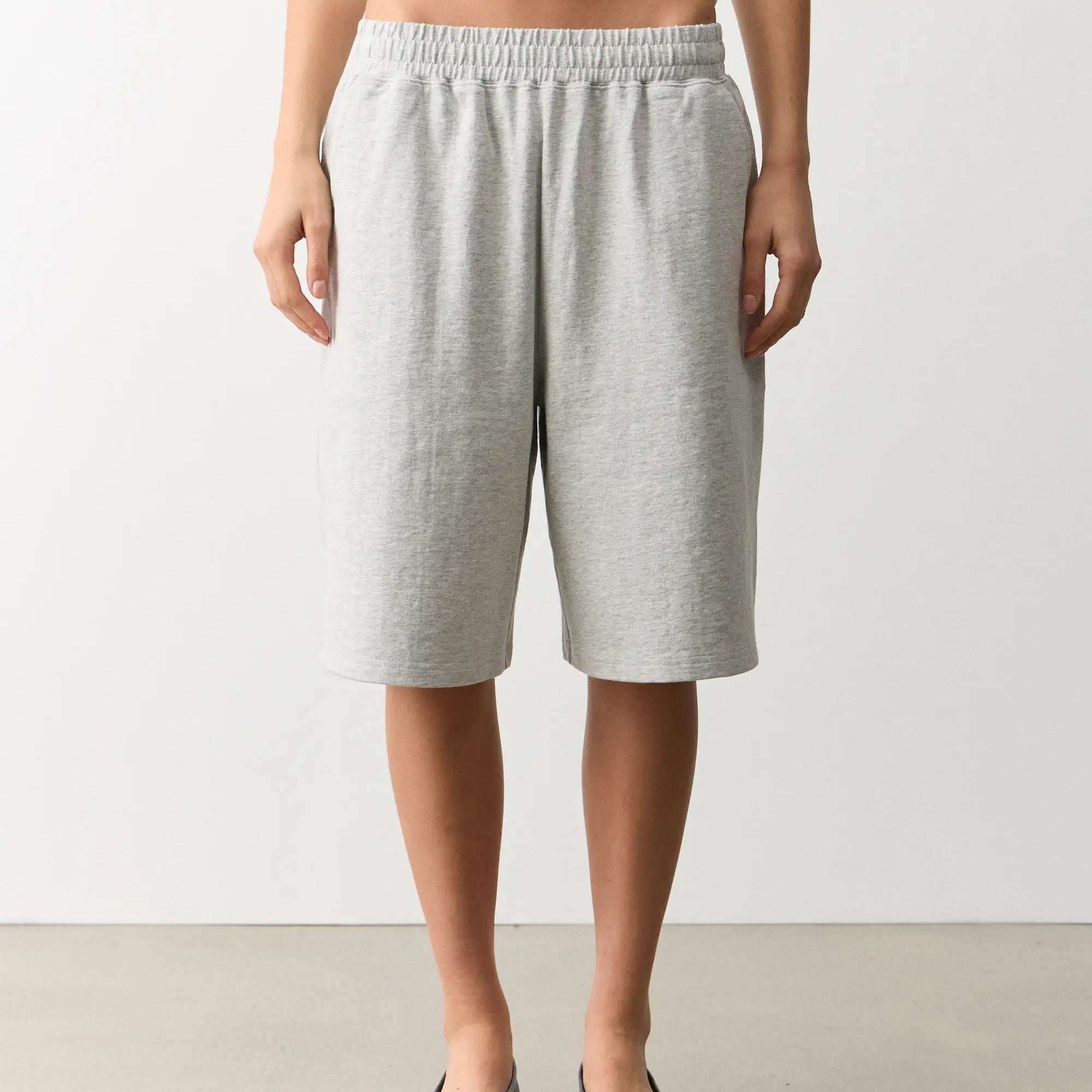 Oversized Longline Sweat Short