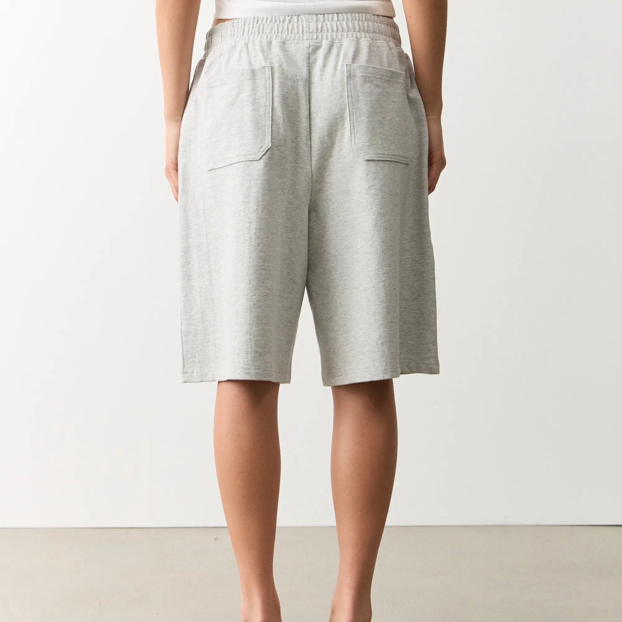 Oversized Longline Sweat Short