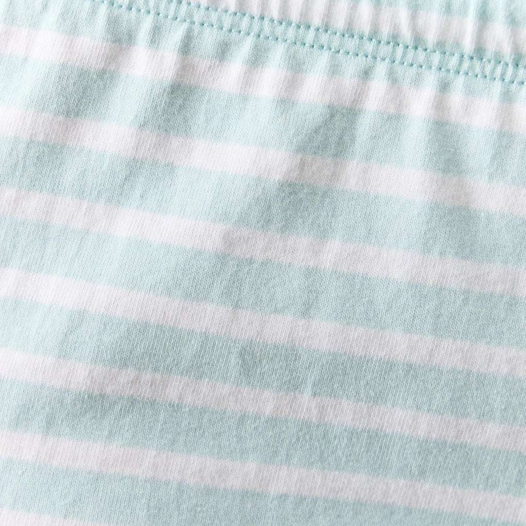 Striped Cotton Shorts