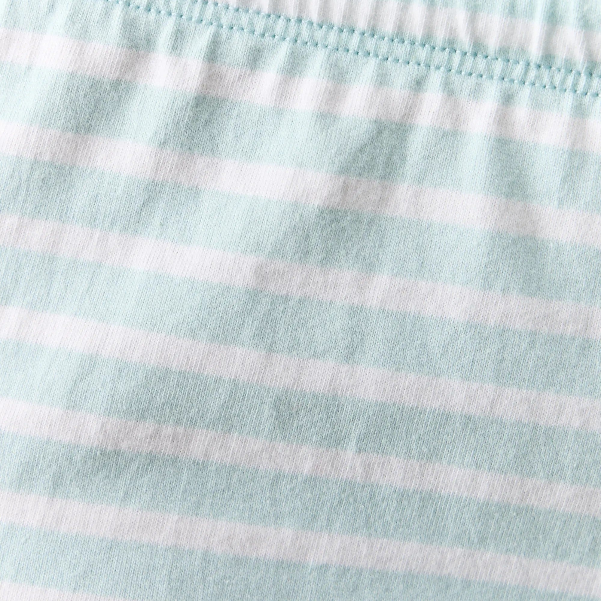 Striped Cotton Shorts