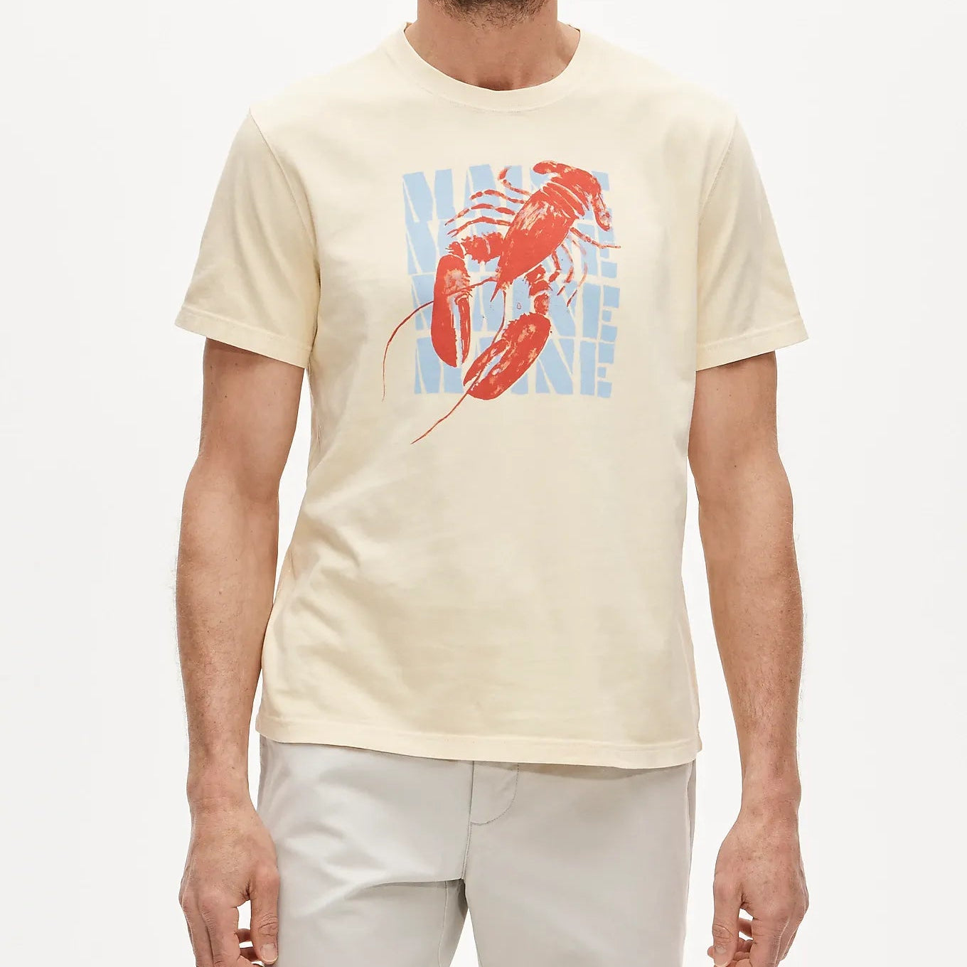 Vintage-Wash Cotton Graphic T-Shirt
