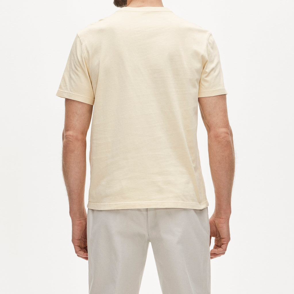 Vintage-Wash Cotton Graphic T-Shirt
